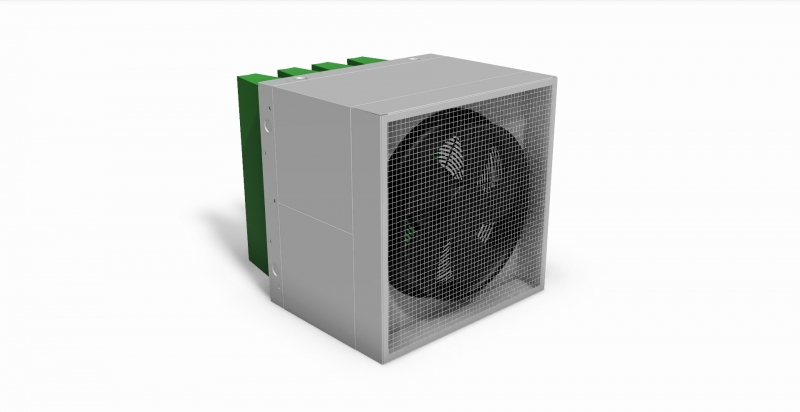 EC axial fan unit filter group